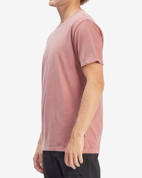 Men Faded Rose Billabong Essential Wave Washed Short Sleeve T-Shirt 80P8441