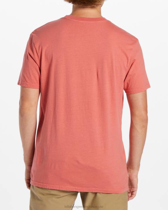 Men Faded Rose Billabong Praise Short Sleeve T-Shirt 80P8539