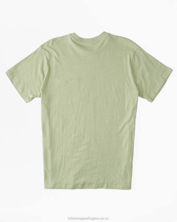 Men Light Sage Billabong Hemp Pocket T-Shirt 80P8483