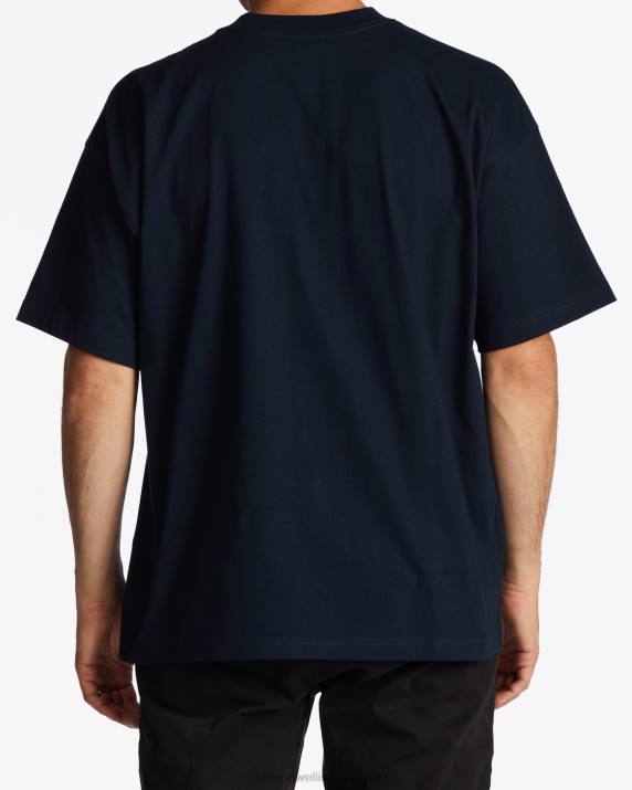 Men Navy Billabong Growth OG T-Shirt 80P8598