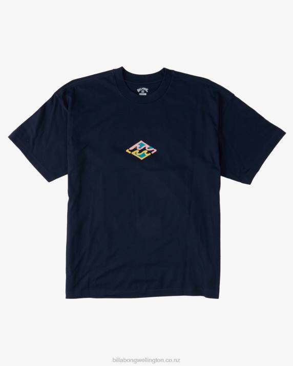 Men Navy Billabong Growth OG T-Shirt 80P8598