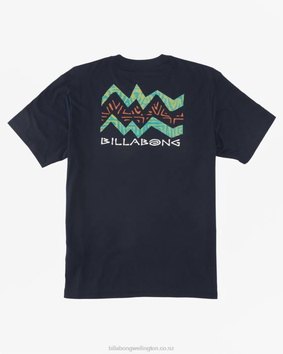 Men Navy Billabong Segment T-Shirt 80P8348