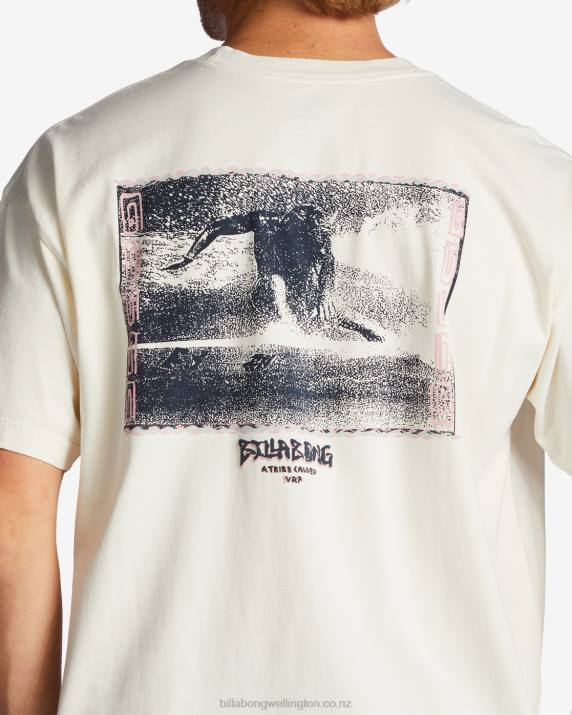 Men Off White Billabong Collision OG Short Sleeve Wave Washed T-Shirt 80P8557
