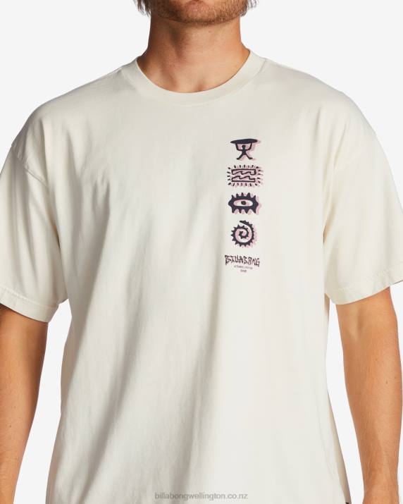 Men Off White Billabong Collision OG Short Sleeve Wave Washed T-Shirt 80P8557