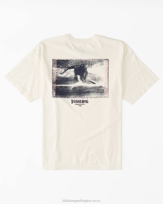 Men Off White Billabong Collision OG Short Sleeve Wave Washed T-Shirt 80P8557
