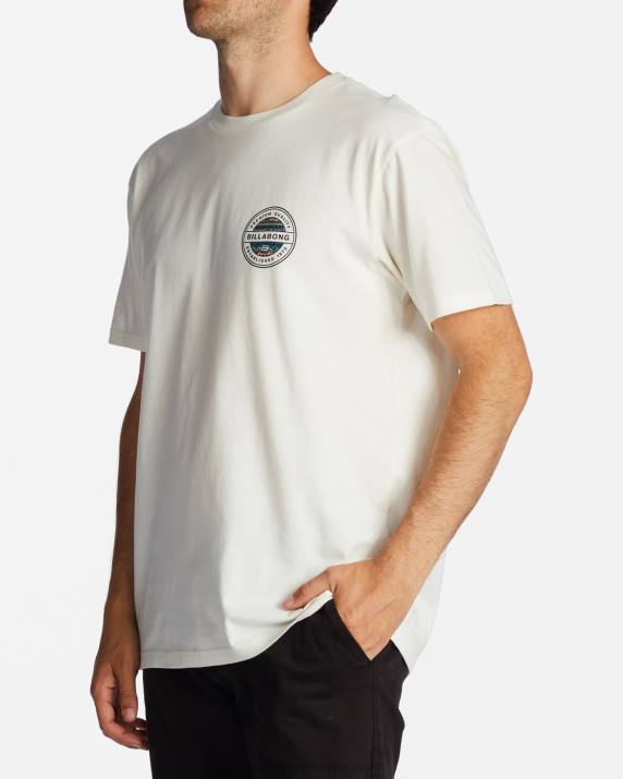 Men Off White Billabong Rotor T-Shirt 80P8525