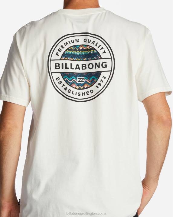 Men Off White Billabong Rotor T-Shirt 80P8525