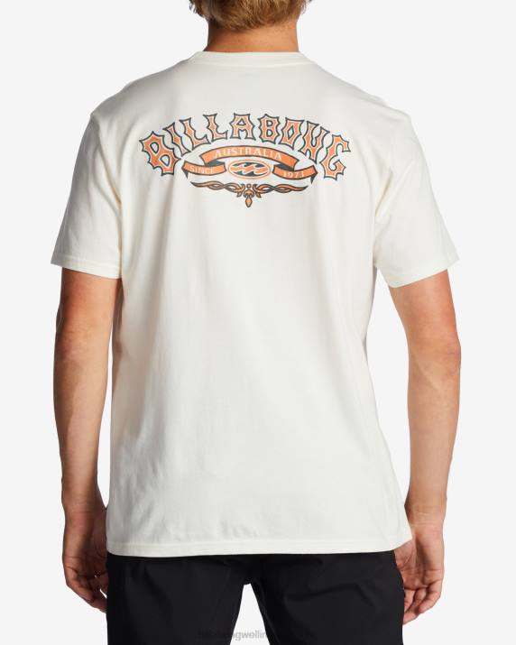 Men Off White Billabong Troppo Pocket T-Shirt 80P8592