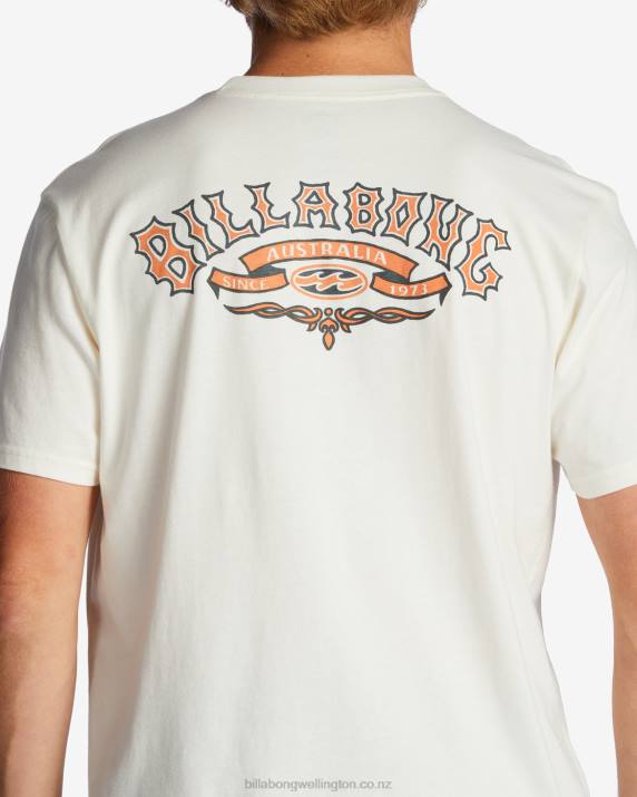 Men Off White Billabong Troppo Pocket T-Shirt 80P8592