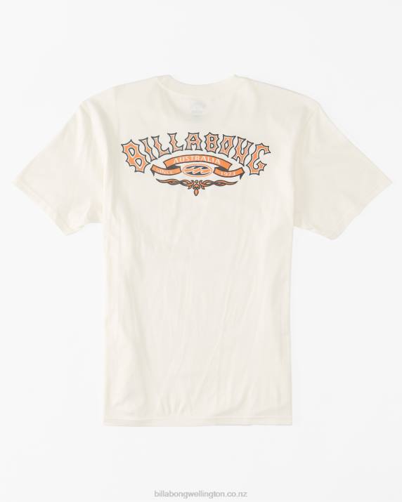 Men Off White Billabong Troppo Pocket T-Shirt 80P8592
