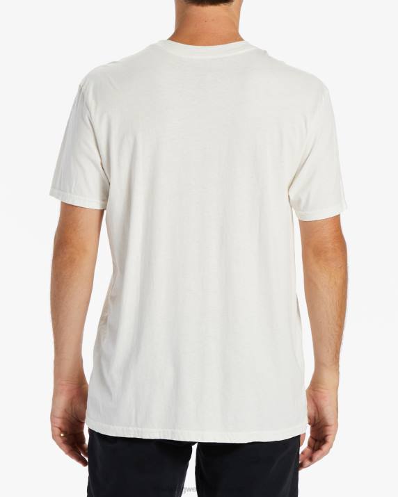 Men Off White Billabong Walled Short Sleeve T-Shirt 80P8526