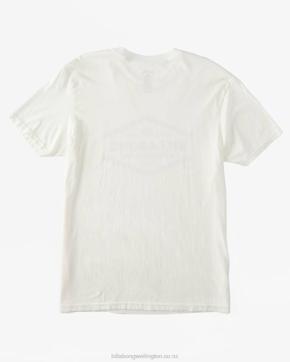 Men Off White Billabong Walled Short Sleeve T-Shirt 80P8526