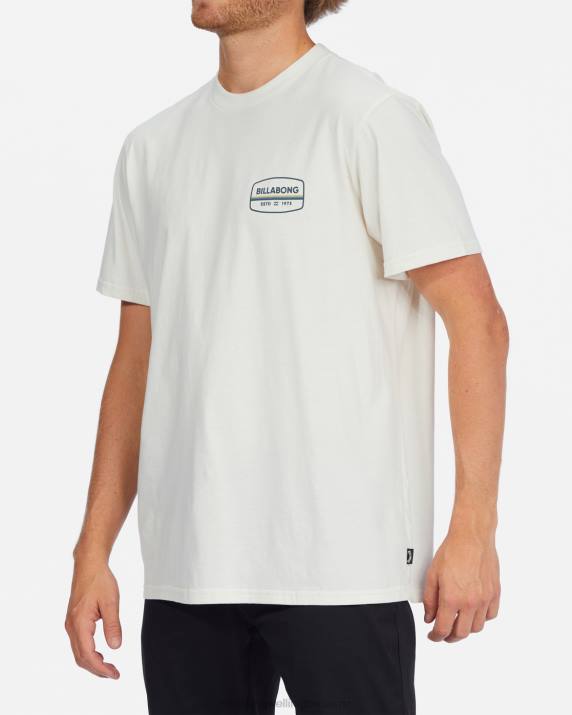 Men Off White Billabong Walled Short Sleeve T-Shirt 80P8643