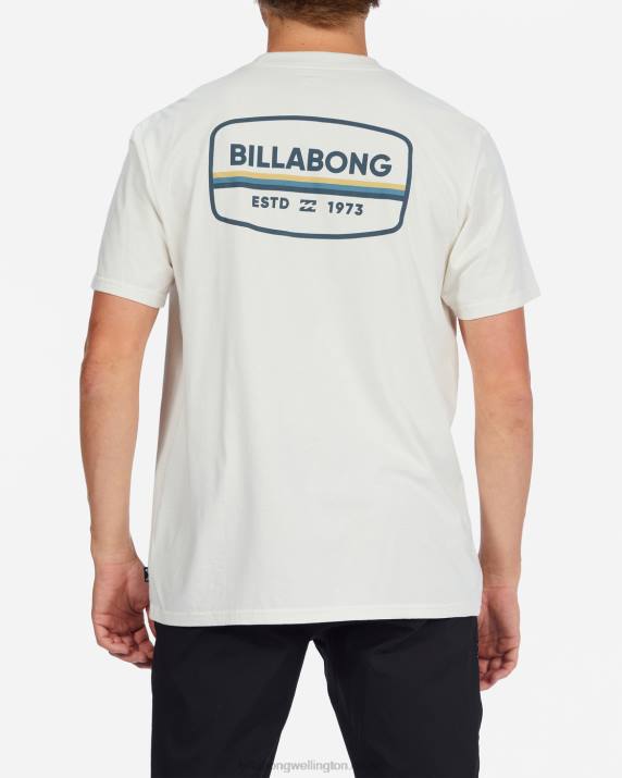 Men Off White Billabong Walled Short Sleeve T-Shirt 80P8643