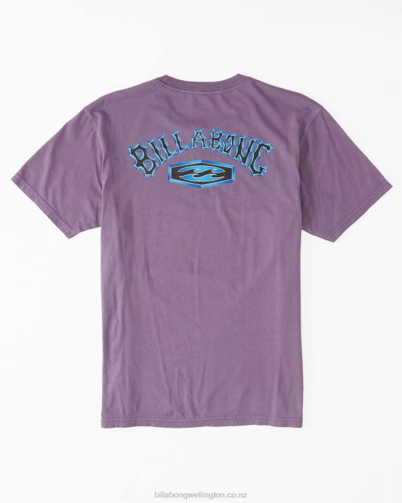 Men Purple Haze Billabong Archwave T-Shirt 80P8331