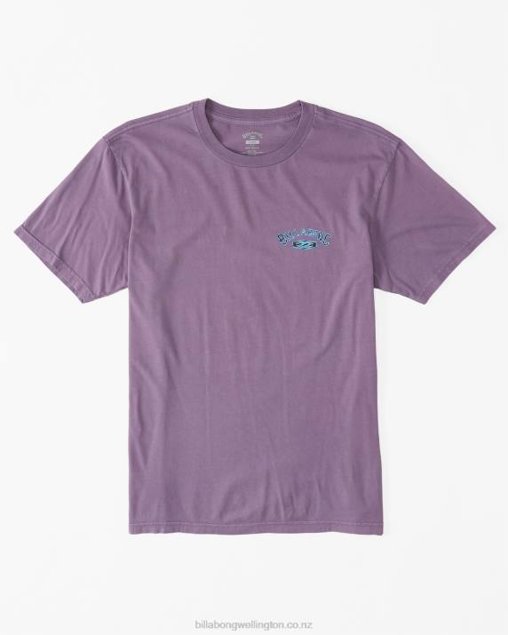 Men Purple Haze Billabong Archwave T-Shirt 80P8331