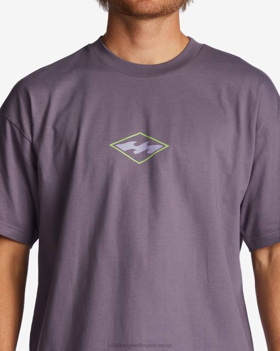 Men Purple Haze Billabong Growth OG T-Shirt 80P8326