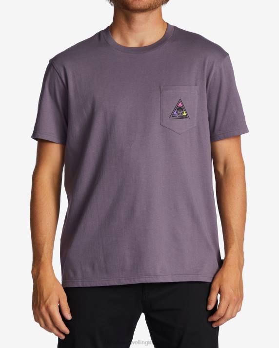 Men Purple Haze Billabong Troppo Pocket T-Shirt 80P8601