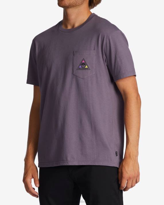 Men Purple Haze Billabong Troppo Pocket T-Shirt 80P8601