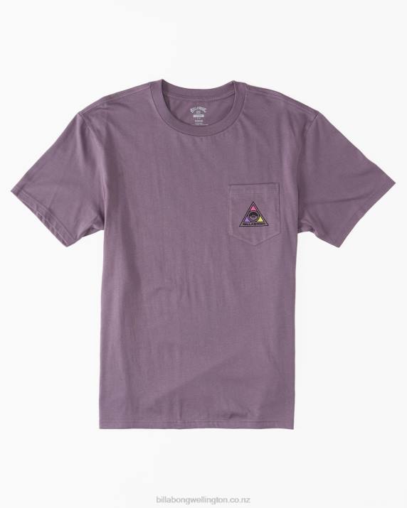 Men Purple Haze Billabong Troppo Pocket T-Shirt 80P8601