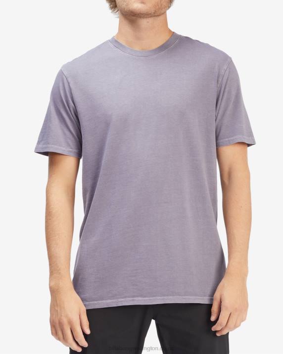 Men Purple Haze Billabong Wave Washed Short Sleeve T-Shirt 80P8294