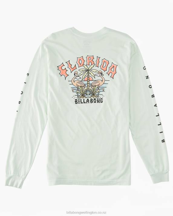 Men Seaglass Billabong Flamingo Arch T-Shirt 80P8442