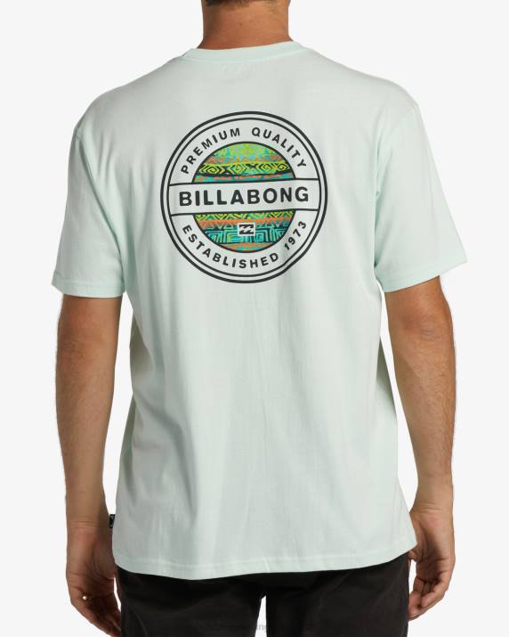 Men Seaglass Billabong Rotor Short Sleeve T-Shirt 80P8329