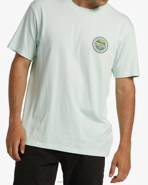 Men Seaglass Billabong Rotor Short Sleeve T-Shirt 80P8329