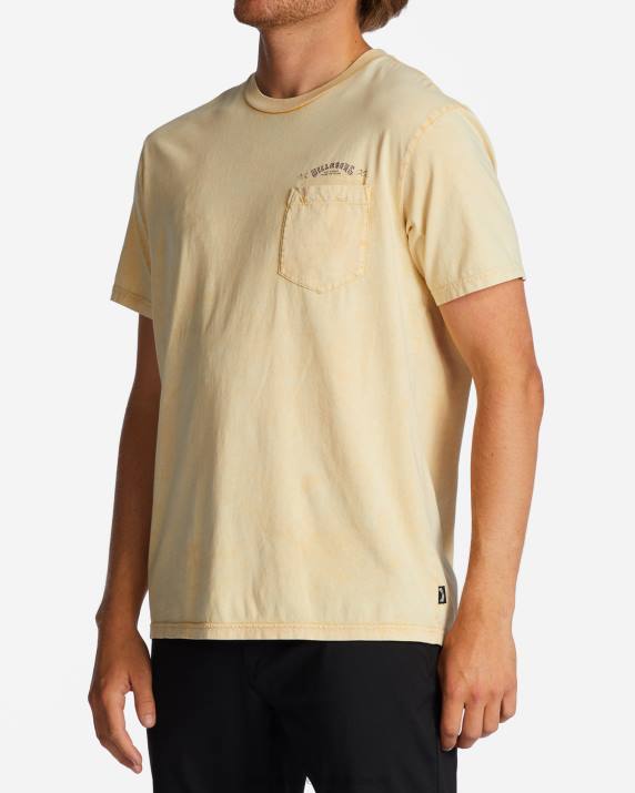 Men Sunny Billabong Pocket Wash T-Shirt 80P8612