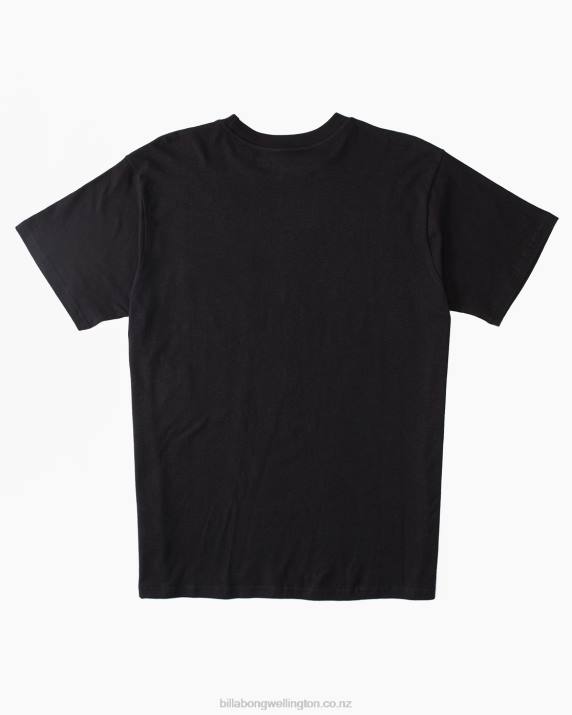 Men Washed Black Billabong Hemp Pocket T-Shirt 80P8467