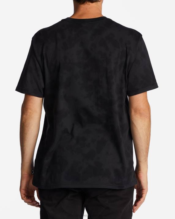 Men Washed Black Billabong Pocket Wash T-Shirt 80P8549