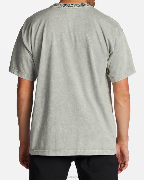 Men Washed Blue Billabong Felix T-Shirt 80P8669