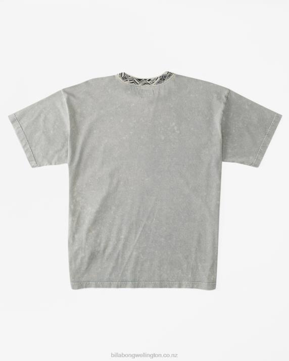 Men Washed Blue Billabong Felix T-Shirt 80P8669