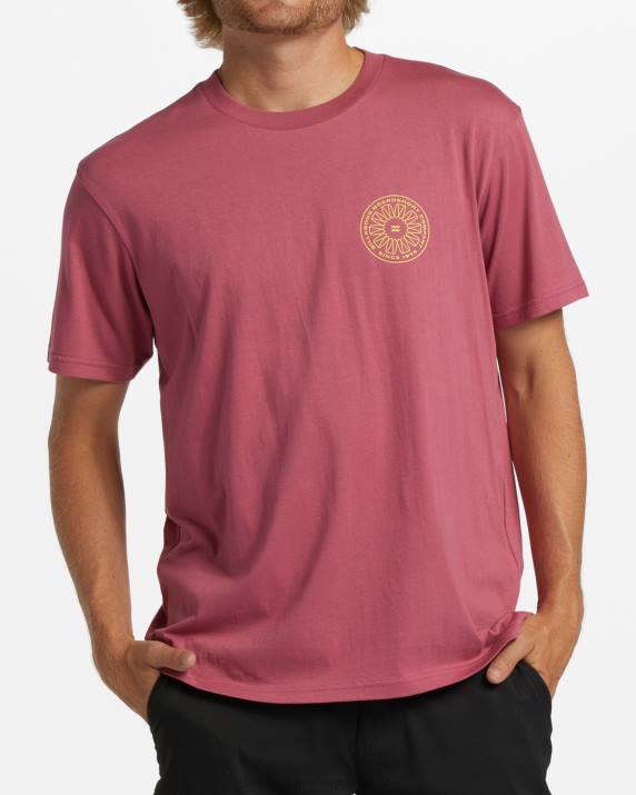 Men Wild Berry Billabong Swivel T-Shirt 80P8360
