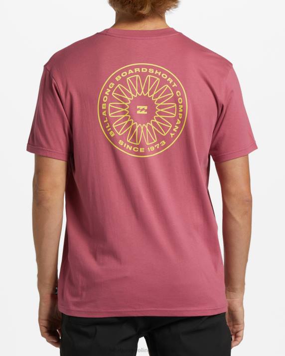 Men Wild Berry Billabong Swivel T-Shirt 80P8360