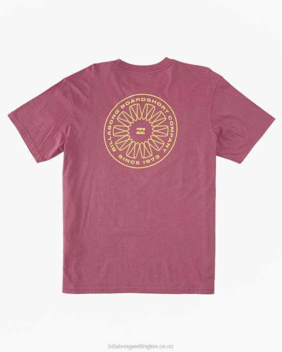 Men Wild Berry Billabong Swivel T-Shirt 80P8360