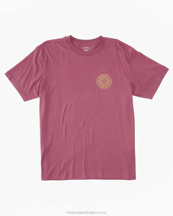 Men Wild Berry Billabong Swivel T-Shirt 80P8360