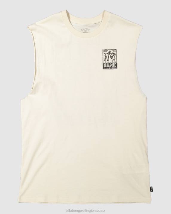 Men Bone Billabong Pilpeled Tribe Muscle Tee 80P8387