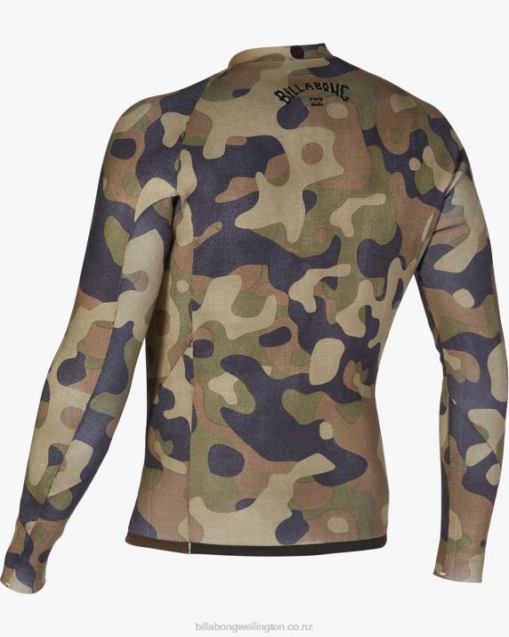 Men Surplus Billabong 2mm Absolute Interchange Wetsuit Jacket 80P8897