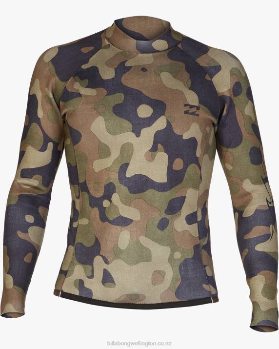Men Surplus Billabong 2mm Absolute Interchange Wetsuit Jacket 80P8897