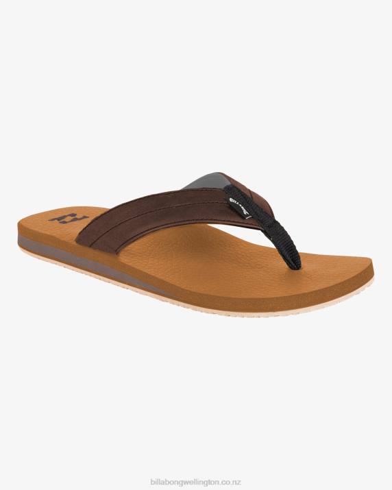 Men Camel Billabong All Day Impact Cush Sandals 80P8727