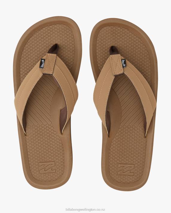 Men Camel Billabong Offshore Impact Sandals 80P8837