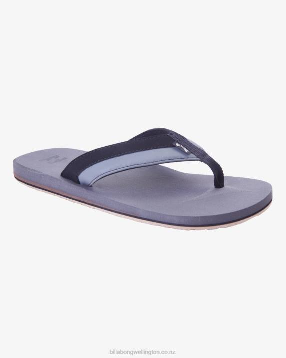 Men Charcoal Billabong Classic Nubuck Sandals 80P82822