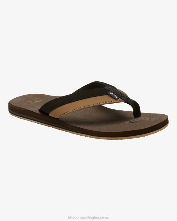 Men Chocolate Billabong All Day Impact Slip-On Sandals 80P8759