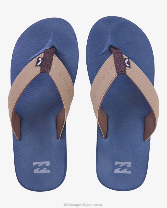 Men Navy Billabong Classic Nubuck Sandals 80P8827