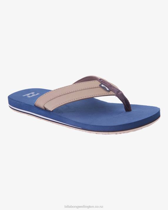 Men Navy Billabong Classic Nubuck Sandals 80P8827