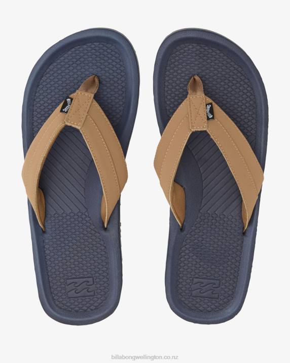 Men Navy Billabong Offshore Impact Sandals 80P8752