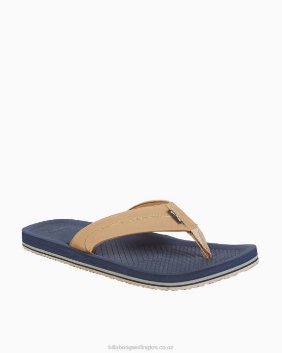 Men Navy Billabong Offshore Impact Sandals 80P8752