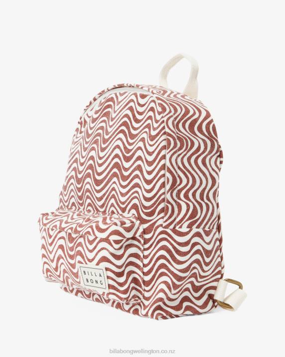 Women Americano Billabong Mini Mama Canvas Backpack 80P82440