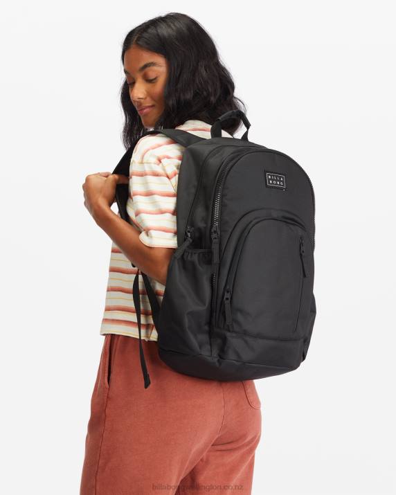 Women Black Billabong Roadie Backpack 80P82416